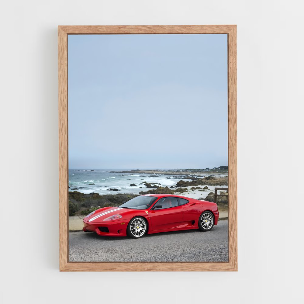 Poster challenge stradale – affiche Ferrari (vue 4)